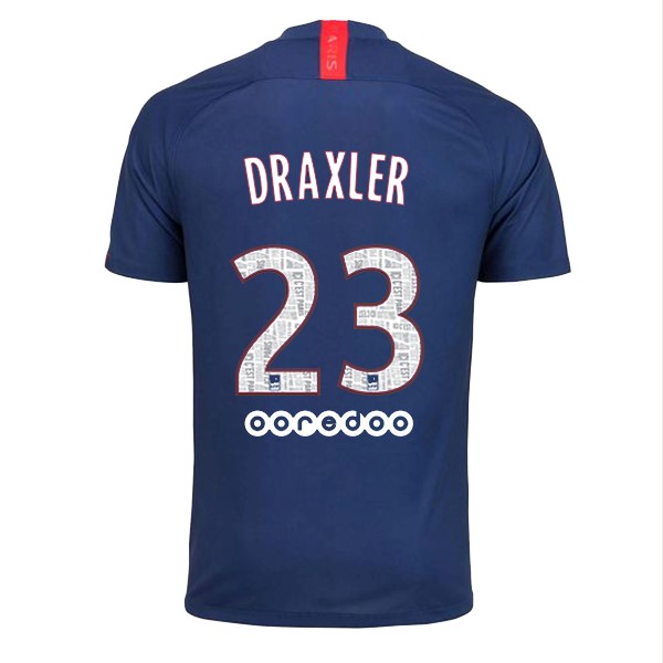 Camiseta Paris Saint Germain NO.23 Draxler 1ª 2019/20 Azul